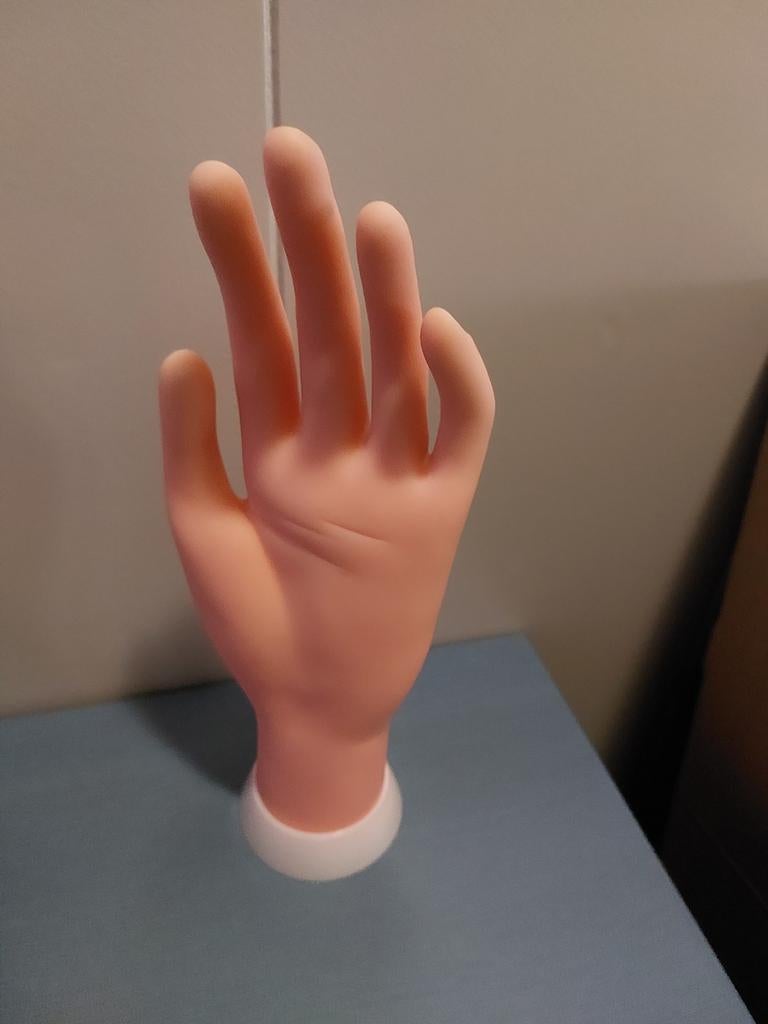 Retro professionele oefenhand voor nagels zgan, Ophalen of Verzenden, Huis en Inrichting