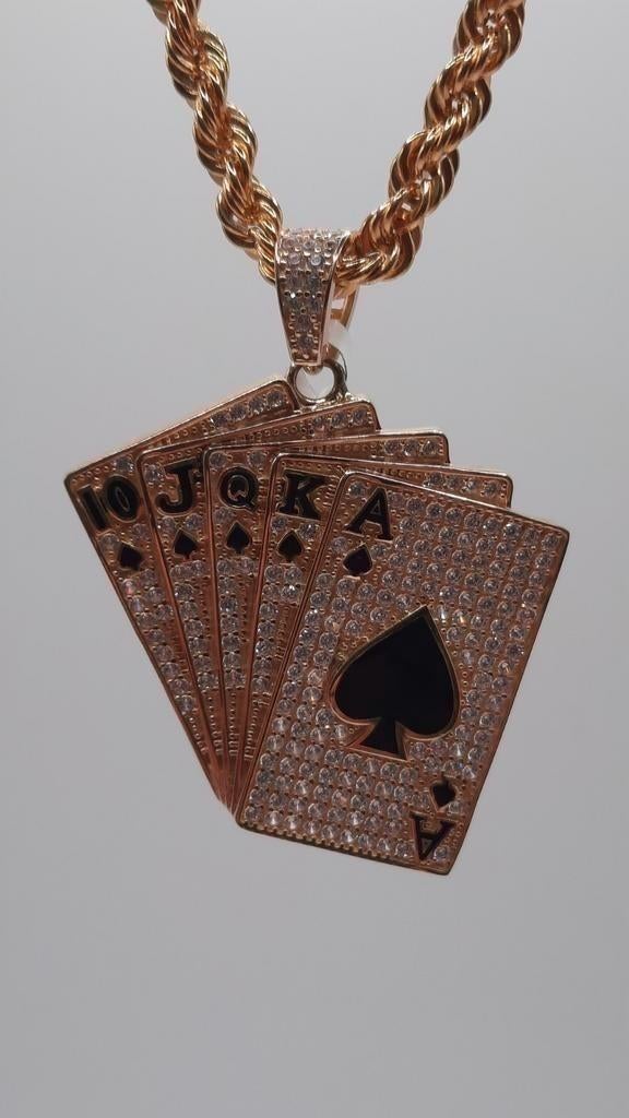 gouden ketting hanger 14kt, Www.bredajuwelier.nl, Nieuw, Ophalen of Verzenden, Kruis of Symbool