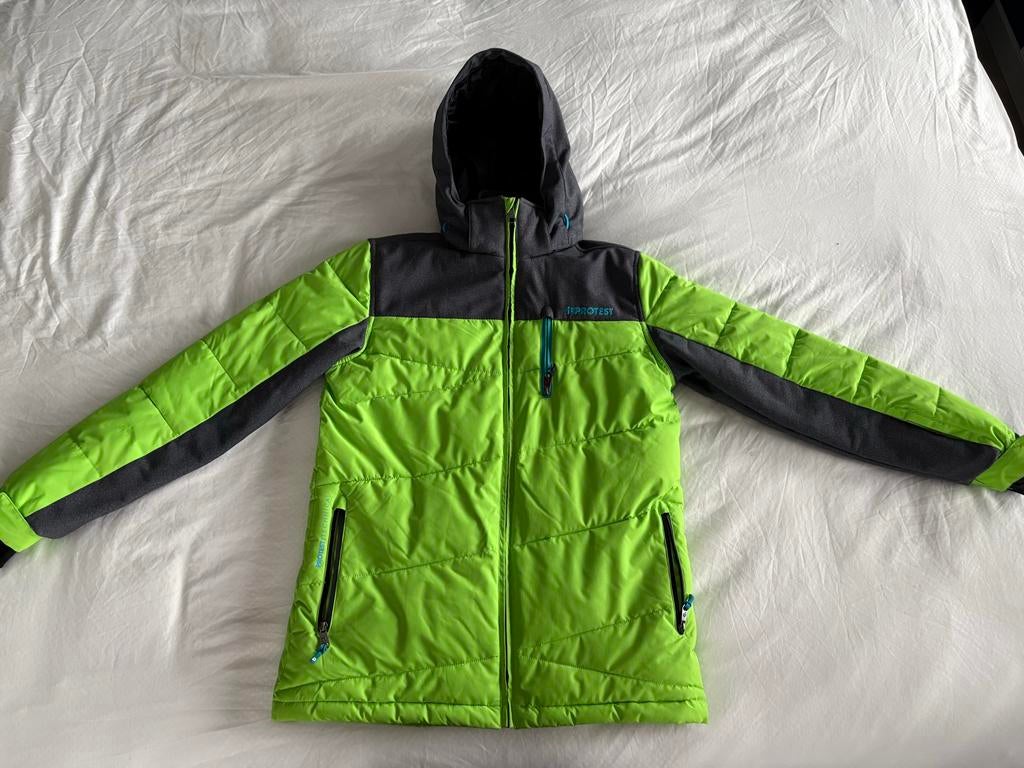 Protest ski jas jongens, Kleding | Heren, Wintersportkleding, Zo goed als nieuw, Jack, Overige maten, Ophalen of Verzenden