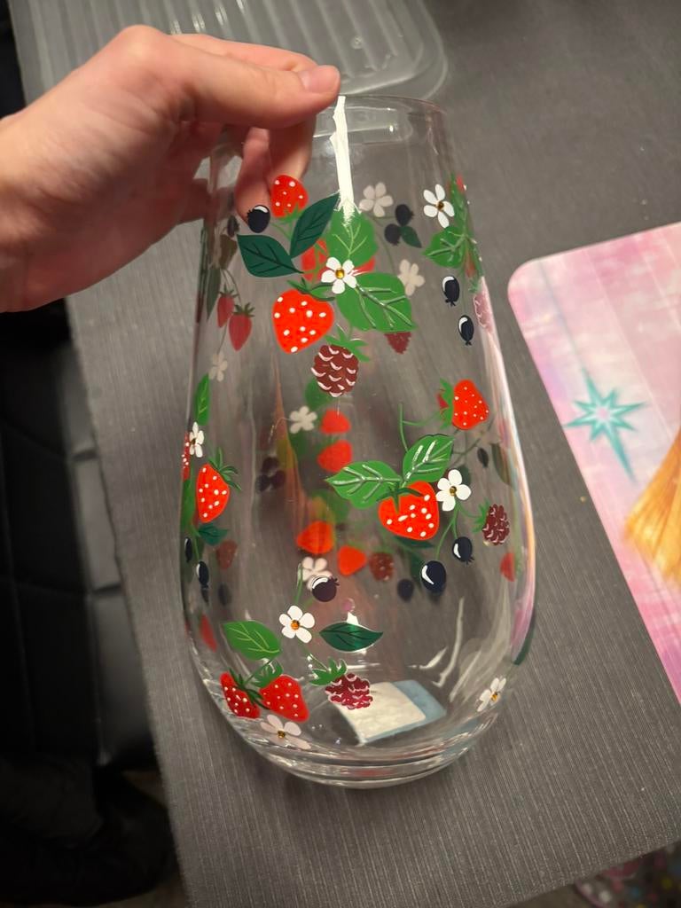 Aardbeien spulletjes, Huis en Inrichting, Ophalen of Verzenden, Zo goed als nieuw