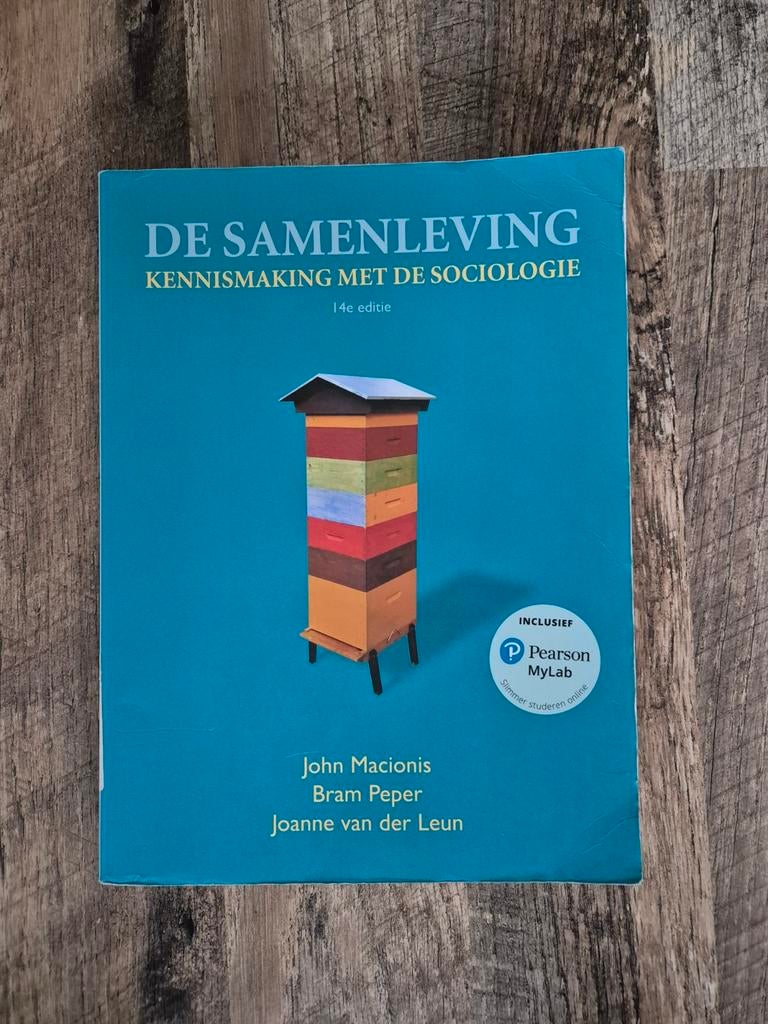 De Samenleving - Sociologieboek, Boeken, Studieboeken en Cursussen, Gelezen, Ophalen of Verzenden