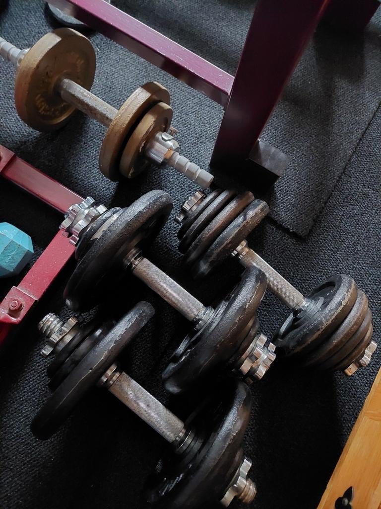 Set van dumbbells, Ophalen, Gebruikt, Rug, Dumbbell