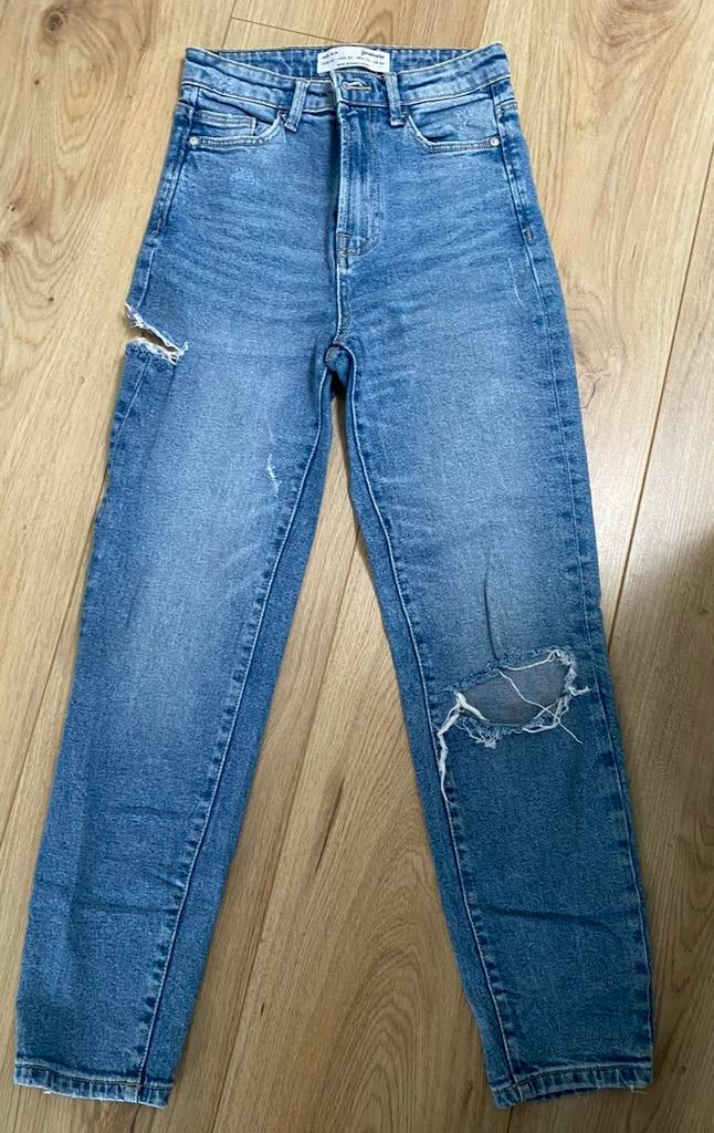 Stylist high waist jean size EU 34, Ophalen of Verzenden, Zo goed als nieuw, Blauw, W27 (confectie 34) of kleiner