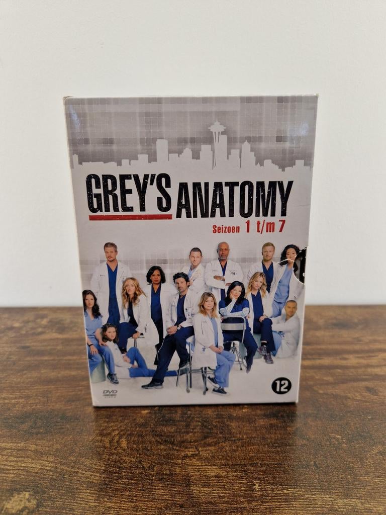 Grey's Anatomy Seizoen 1-7 Boxset, Cd's en Dvd's, Dvd's | Tv en Series, Zo goed als nieuw, Drama, Boxset, Vanaf 12 jaar, Ophalen of Verzenden