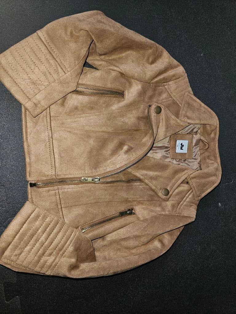 Mooie suède jas shoeby maat 110, Ophalen of Verzenden, Meisje, Jas