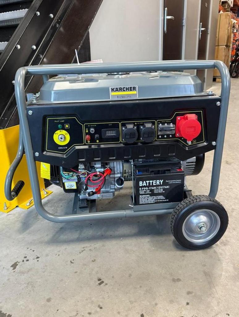 Karcher Generator - nieuw!, Ophalen, Elektrisch startend, Benzine, Nieuw