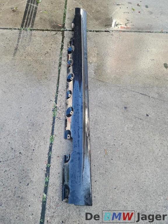 Sideskirt rechts zwart BMW E46 51719071632, Auto-onderdelen, Gebruikt, Ophalen of Verzenden, BMW, BMW