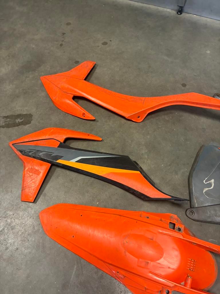 KTM sxf originele plastic kappen spatbord, Motoren, Ophalen of Verzenden, Gebruikt
