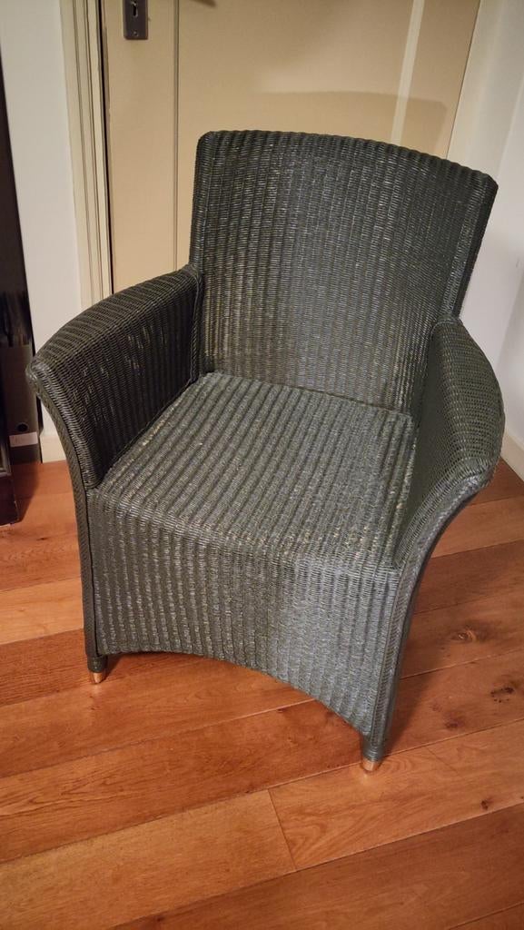 Lloyd Loom eetkamerstoel, Huis en Inrichting, Fauteuils, Ophalen, Gebruikt, Minder dan 75 cm, Lloyd Loom
