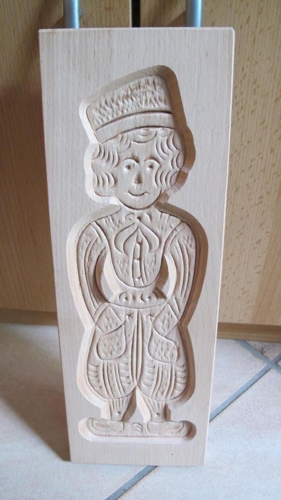 houten bakvorm voor speculaaspop, Ophalen of Verzenden, Nieuw, Taarten, Bakvorm