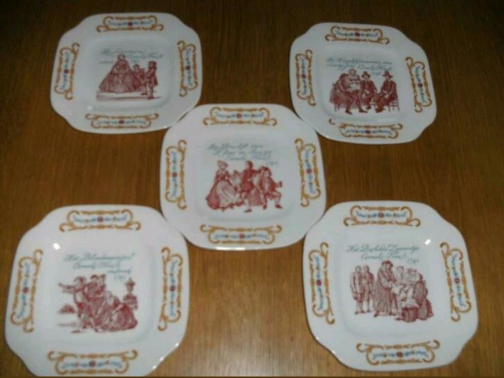 Bordjes van Boch la Louviere, Antiek en Kunst, Ophalen of Verzenden