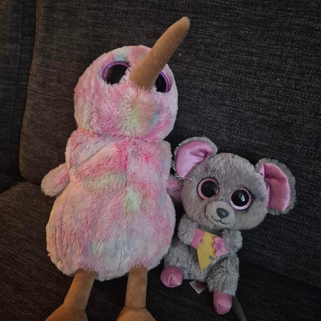 Ty Beanie Boo Kiwi & Muis, Ophalen of Verzenden, Zo goed als nieuw, Overige typen