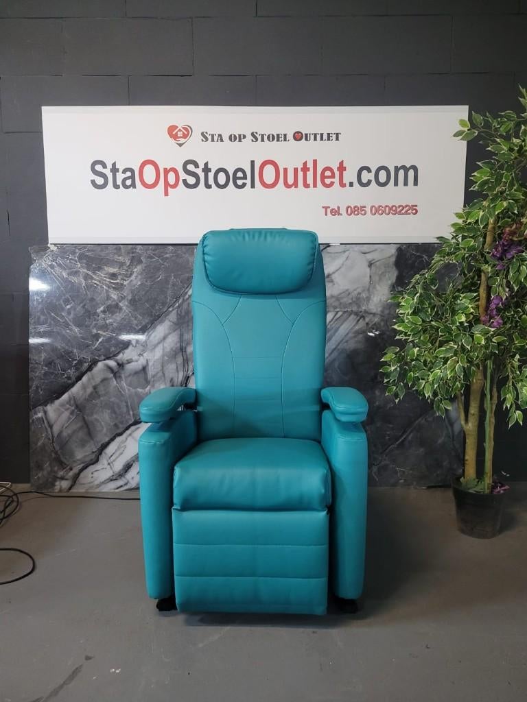 Fitform 570 Vario Turquoise Met Kantelfunctie, Minder dan 50 cm, Minder dan 75 cm, Leer, Ophalen of Verzenden