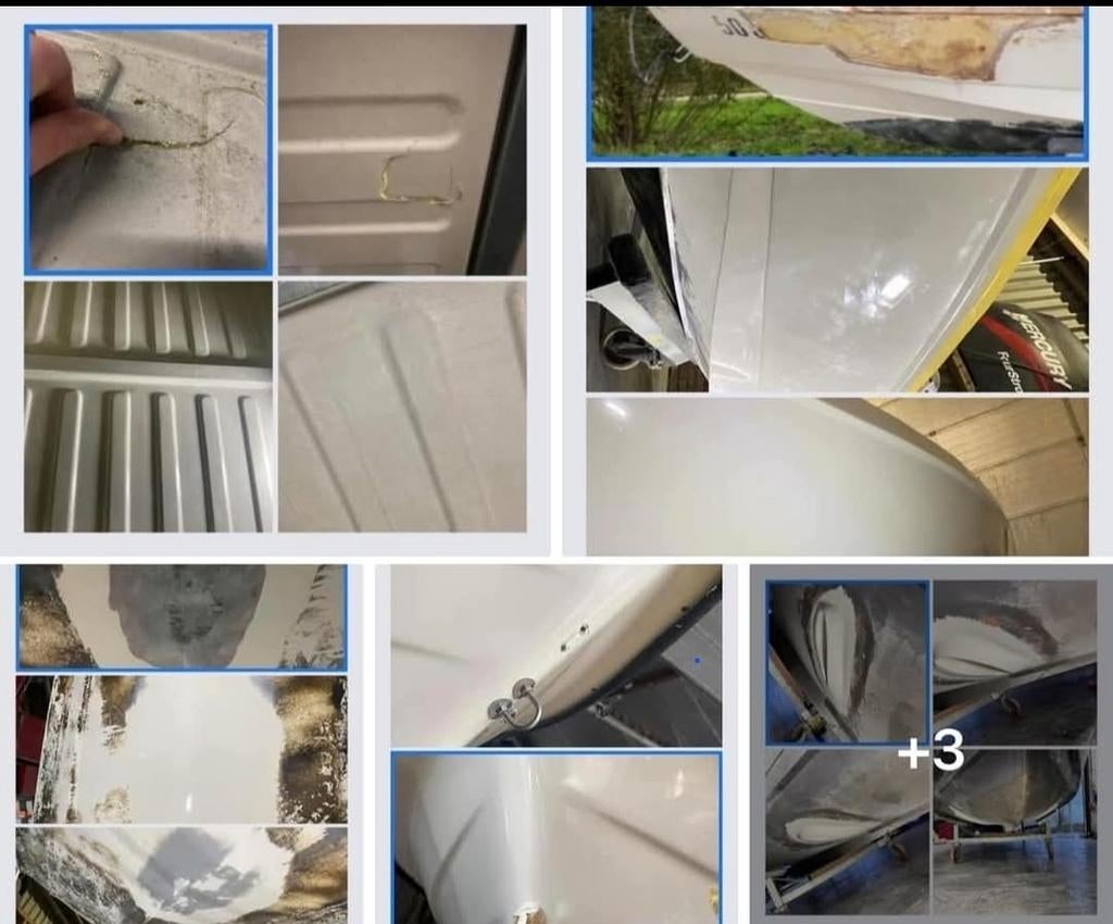 Reparaties aan  polyester op kleur