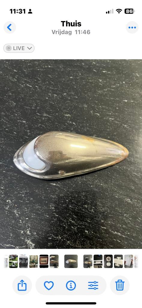 Harley davidson spatbord lampje zijspan, Ophalen, Gebruikt