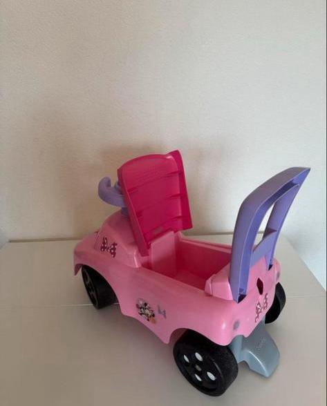 Smoby Loopauto - Minnie Mouse, Ophalen, Gebruikt, Loopvoertuig