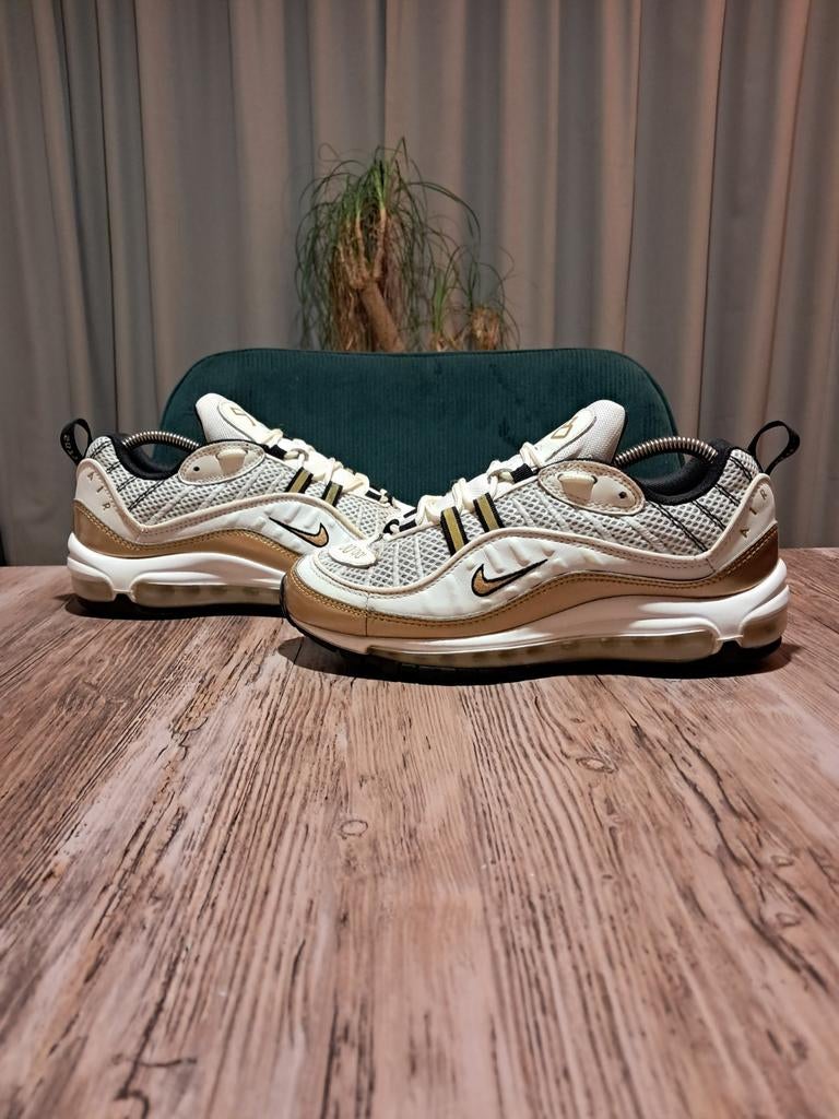 Nike Air Max 98 'UK Prime Meridian - GMT Pack' Size 40 Rare!, Wit, Nike, Ophalen of Verzenden, Sneakers of Gympen