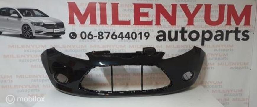 FORD FIESTA VOORBUMPER de (2008-2012) Panther Black, Ford, Voor, Nieuw, Ophalen of Verzenden