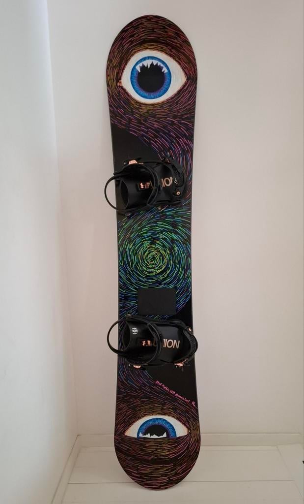 Stuf Gothic 158 Snowboard + Union Juliet Bindingen, Sport en Fitness, Snowboarden, Zo goed als nieuw, Board, Ophalen of Verzenden