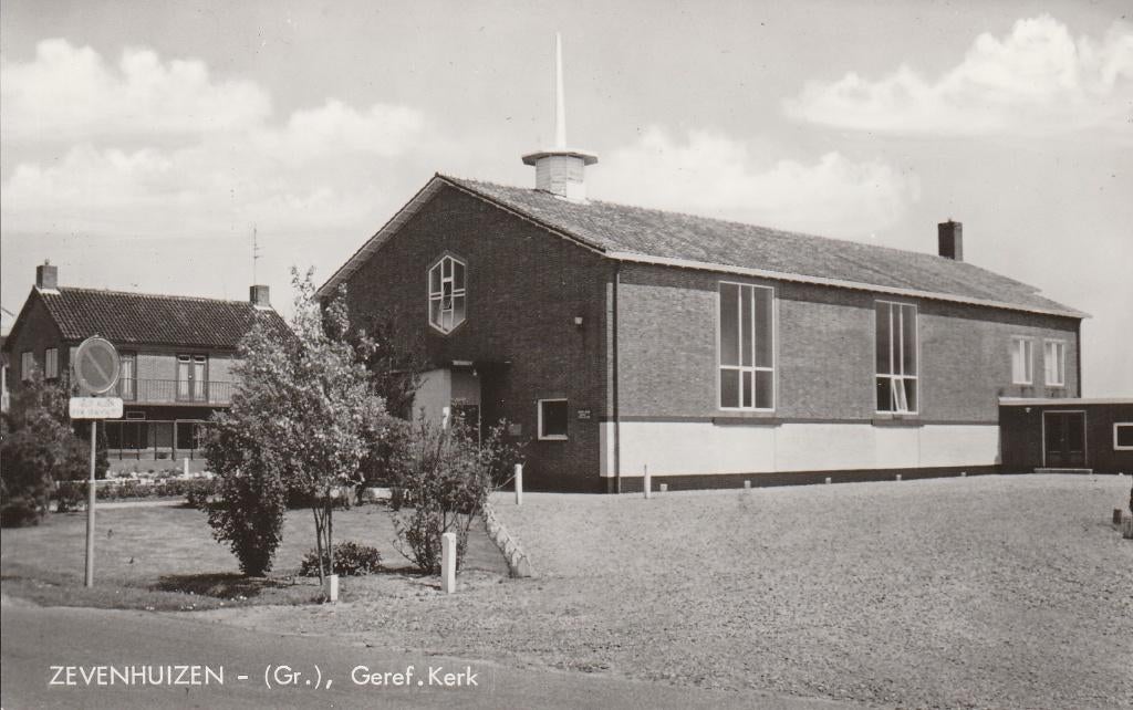 ZEVENHUIZEN Gn 60er jaren Geref. Kerk, Ophalen of Verzenden, 1960 tot 1980, Ongelopen, Groningen