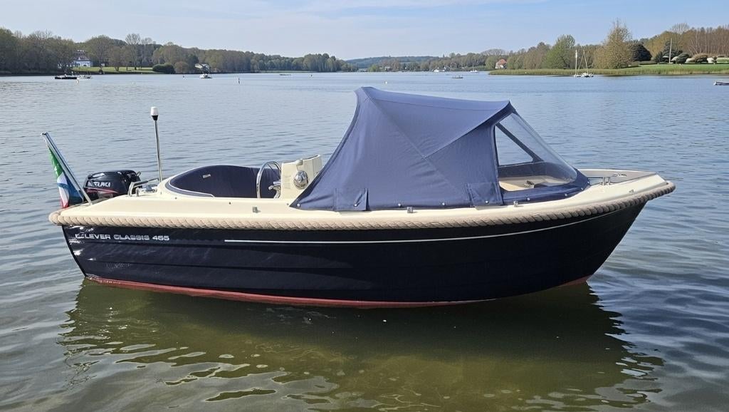 Supermooie en luxe Clever 465 Classic + Suzuki 9.9pk, Ophalen, Tot 10 pk, Zo goed als nieuw, 3 tot 6 meter