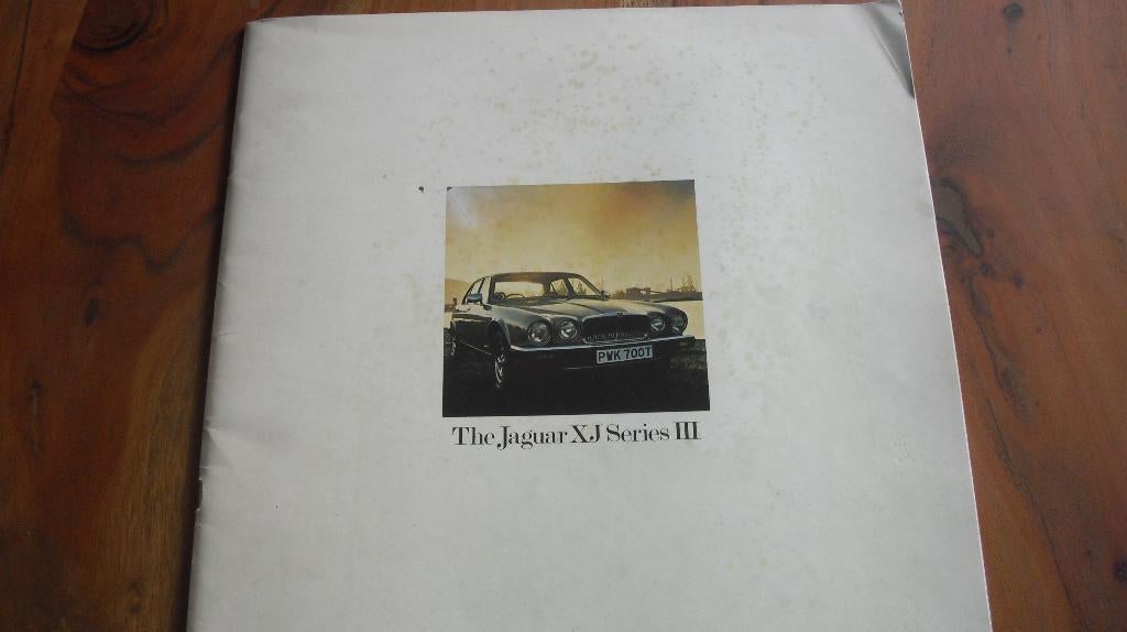 Auto-brochure-Jaguar XJ series 3, Verzenden, Gebruikt, Auto's