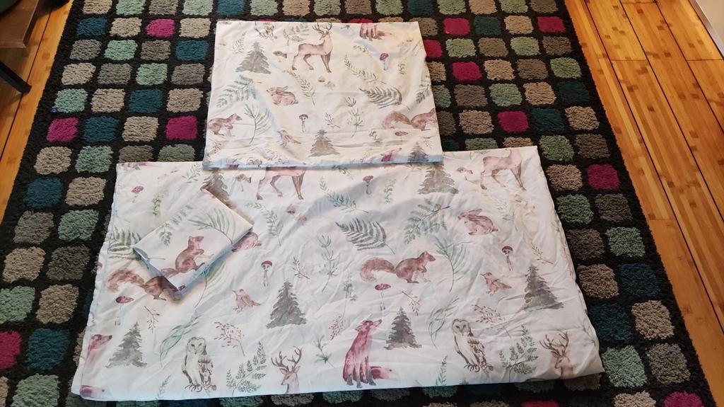 Lits Jumeaux dekbedovertrek 240*220, Ophalen of Verzenden, Zo goed als nieuw, Dekbedovertrek