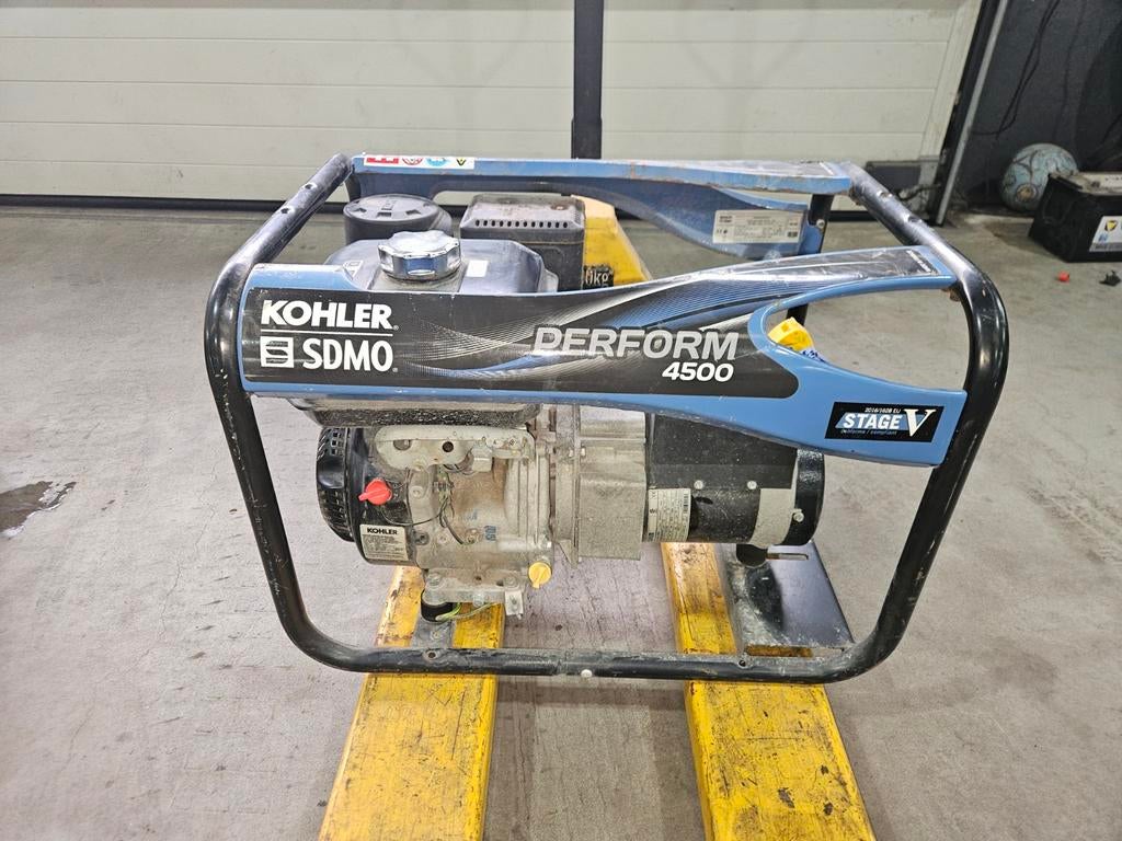 Kohler 4500 aggregaat, Ophalen, Gebruikt