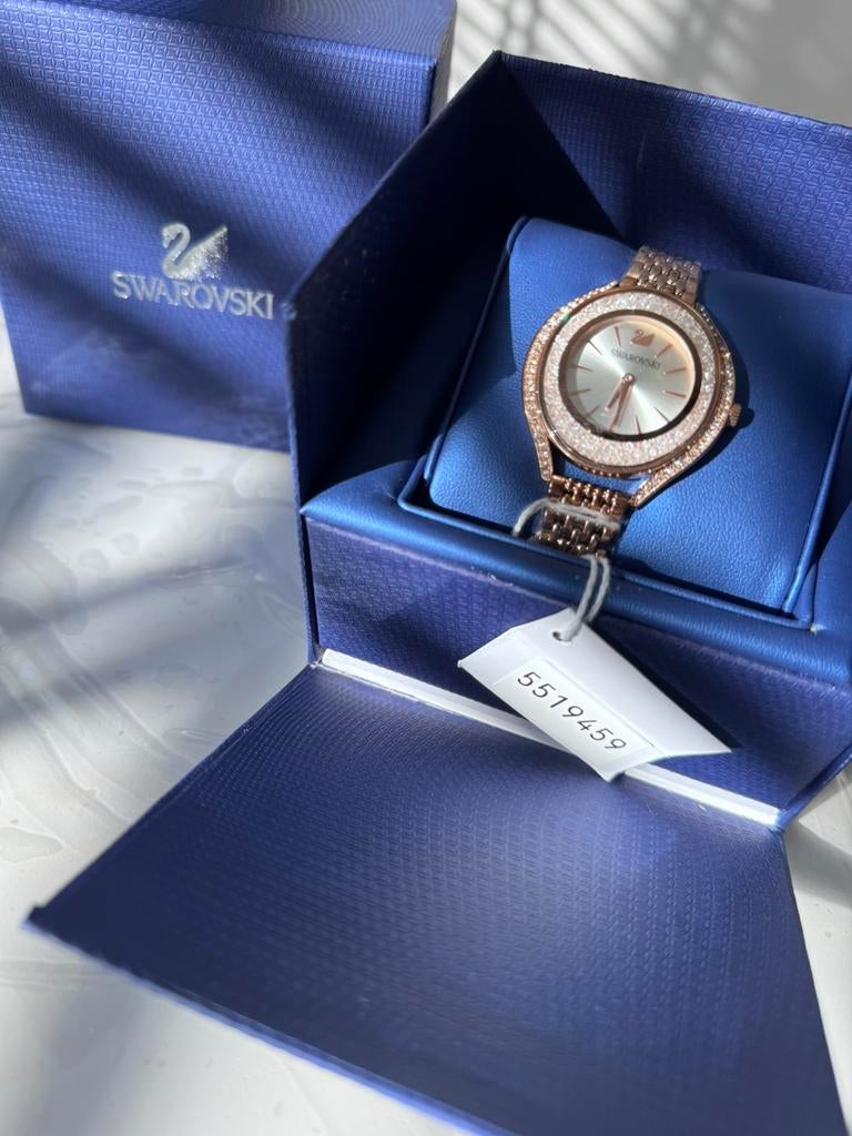 Nieuwe swarovski horloge, Overige merken, Staal, Polshorloge, Nieuw