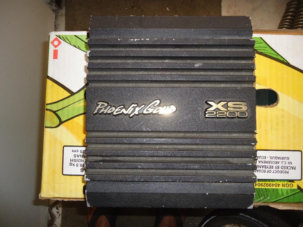 TE KOOP MONOBLOK VERSTERKER PHOENIX GOLD XS 2200, Auto diversen, Autospeakers, Ophalen, Zo goed als nieuw