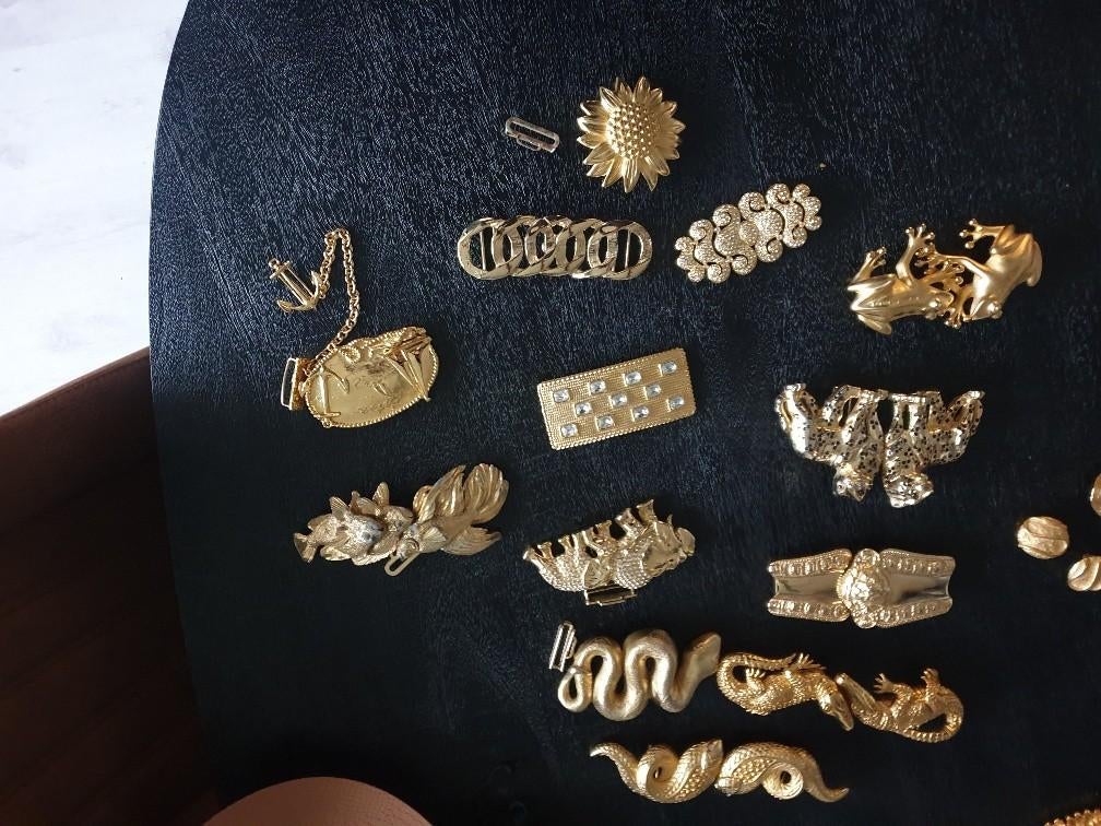 Gespen brochespelden Oorknoppen, Losse buckle of gesp, Overige kleuren, 5 cm of meer, Minder dan 80 cm