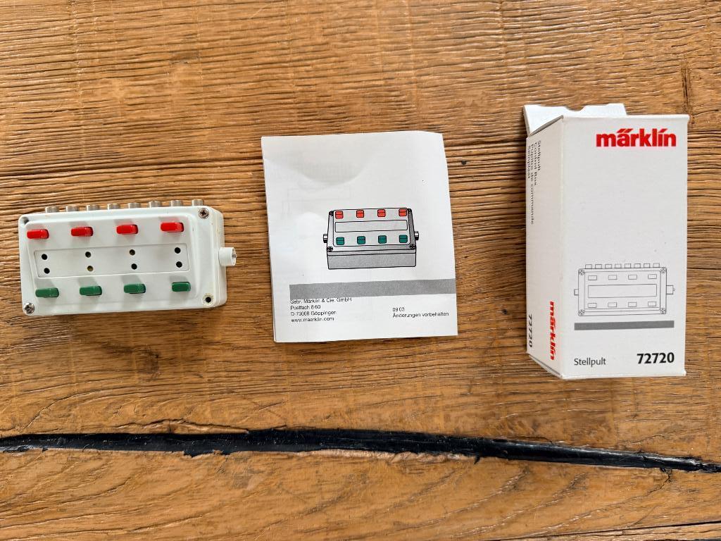 Marklin 72720 schakelpaneel voor wissels e.d, Ophalen, Wisselstroom, Rails, Zo goed als nieuw