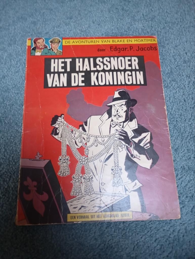 Vintage Strip Blake en Mortimer Halssnoer vd Koningin 1967, Ophalen of Verzenden, Overige figuren