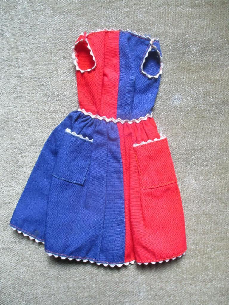 Vintage  barbie jurkje  mattel Mooi jaren 60, Verzenden, Zo goed als nieuw, Barbie