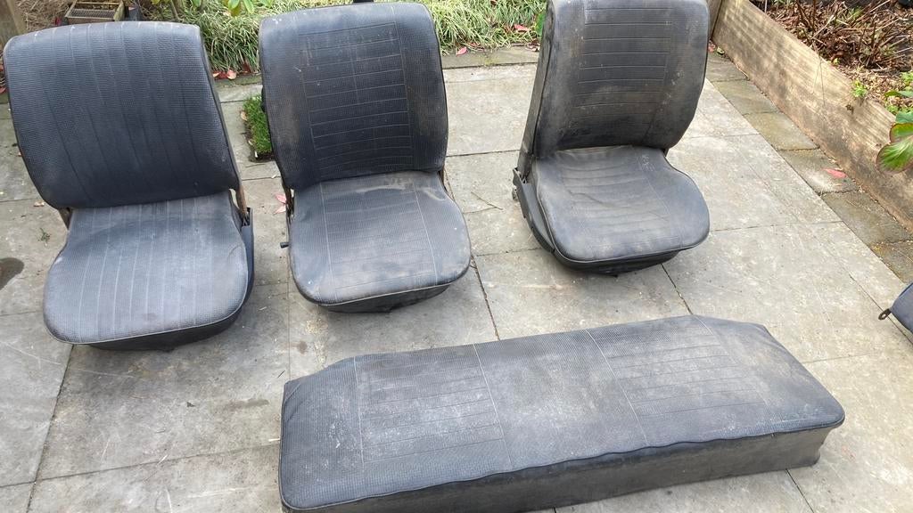 VW Kever stoelen en bank., Ophalen, Gebruikt