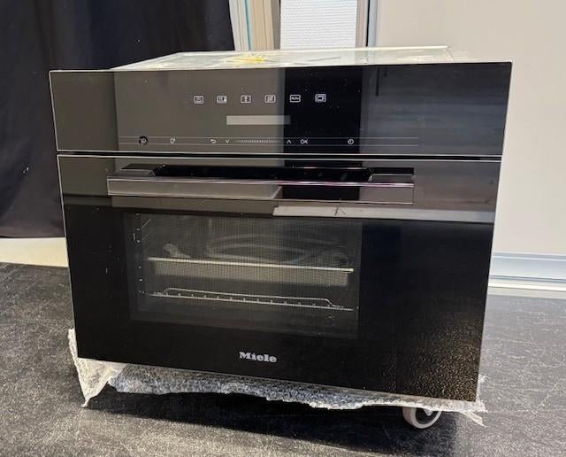 Inbouw stoomoven MIELE DG7240 OBSW (NIEUW), Nieuw, Stoom, Inbouw, 45 tot 60 cm