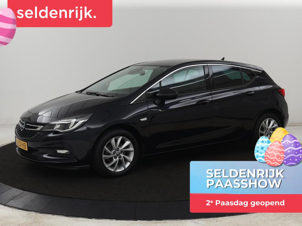 Opel Astra 1.0 Turbo Executive | Camera | Carplay | Half led, Stof, Gebruikt, Blauw, 610 kg