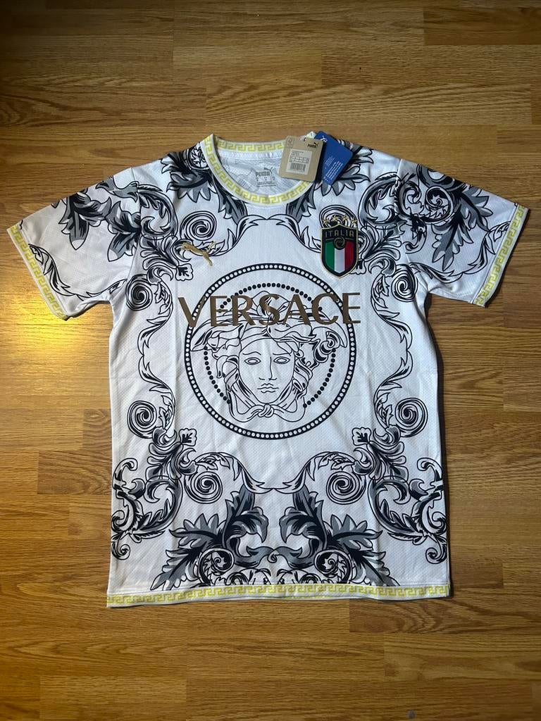 Italie versace shirt wit maat M gratis verzending met DHL!, Ophalen of Verzenden, Nieuw, Maat 48/50 (M), Wit