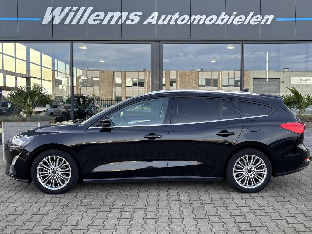 Ford FOCUS Wagon 1.0 EcoBoost Titanium Business Stoelverwarm, Gebruikt, Euro 6, Zwart, 1379 kg