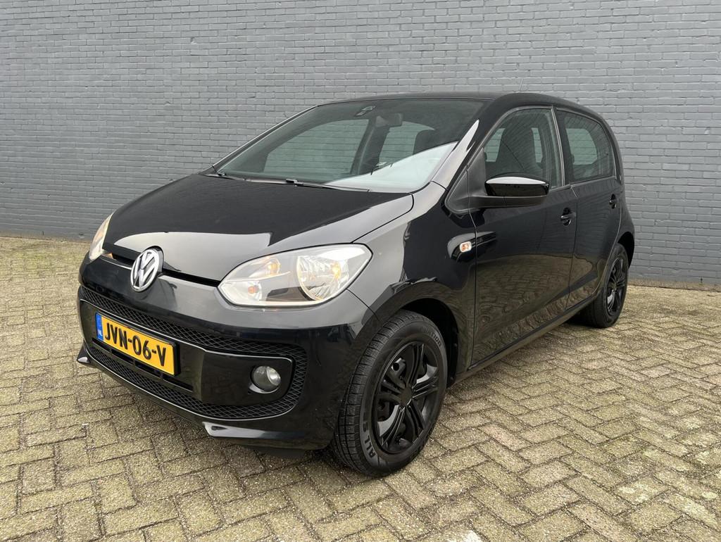 Volkswagen Up! 1.0 high up! BlueMotion Stoelvw ELEK Rm Airco, Voorwielaandrijving, Gebruikt, Zwart, Handgeschakeld