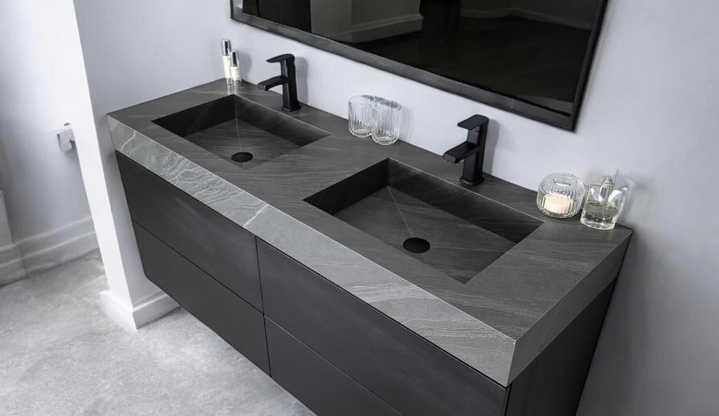 Wasbak 150cm (nieuw) met kleine onopvallende barst, Ophalen, 100 tot 150 cm, Nieuw, Minder dan 100 cm