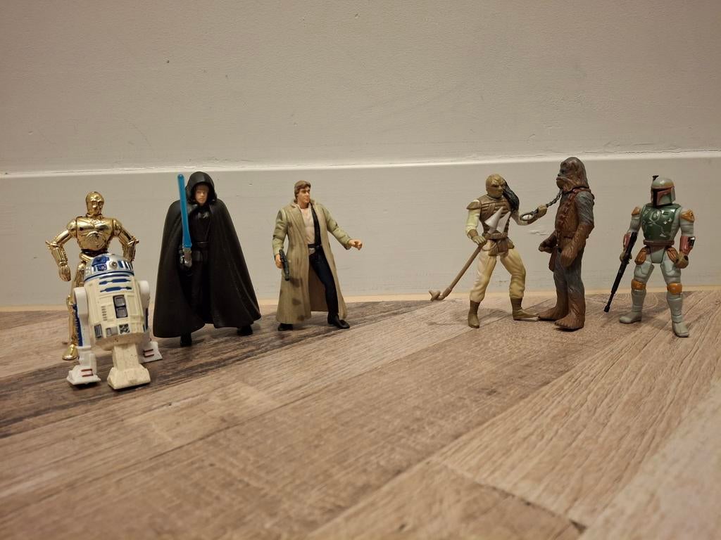 Star Wars Vintage en Modern 7 figuren, Ophalen of Verzenden, Gebruikt, Actiefiguurtje
