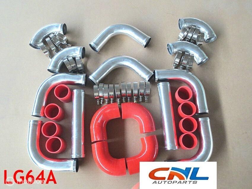 2.5 64mm Intercooler Pipe Piping Kit w/ Silicone Clamp, Auto-onderdelen, Nieuw, Ophalen of Verzenden