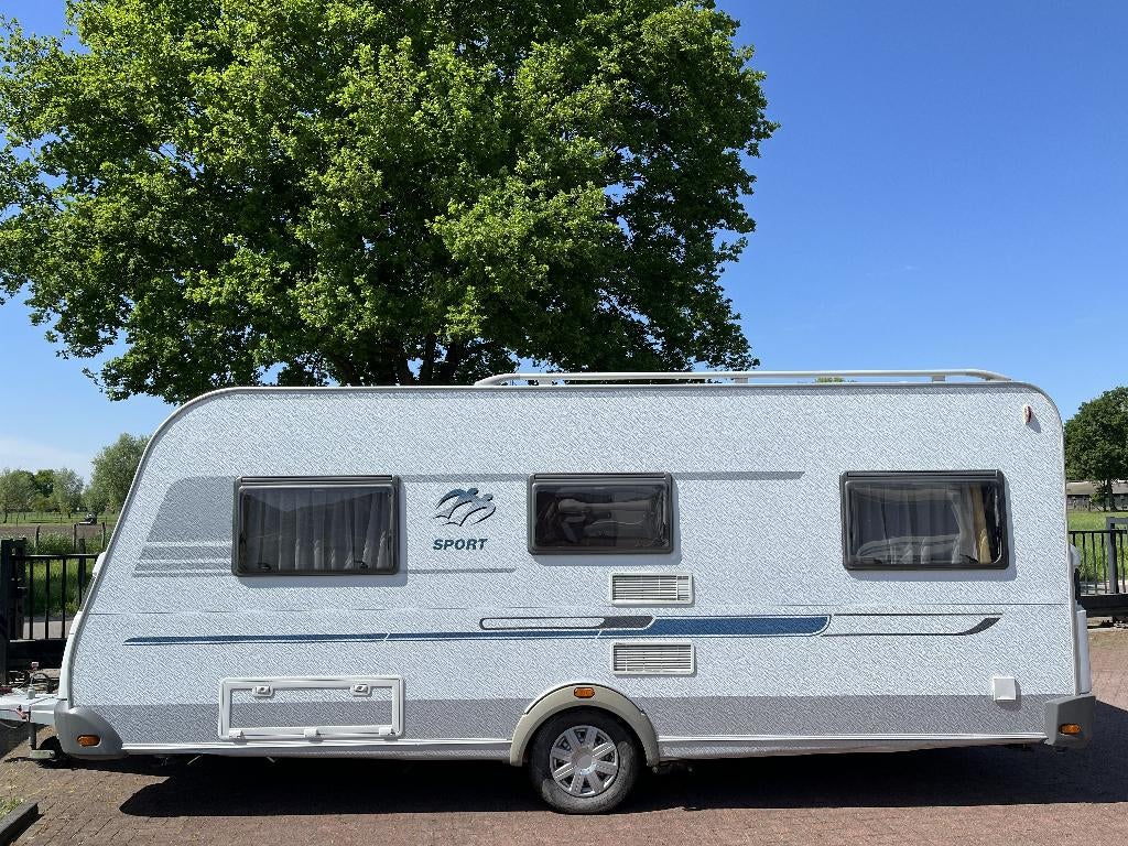Mooie Knaus Sport 500 FU Premium Line, Vast bed, Rondzit, Bedrijf, 5 tot 6 meter