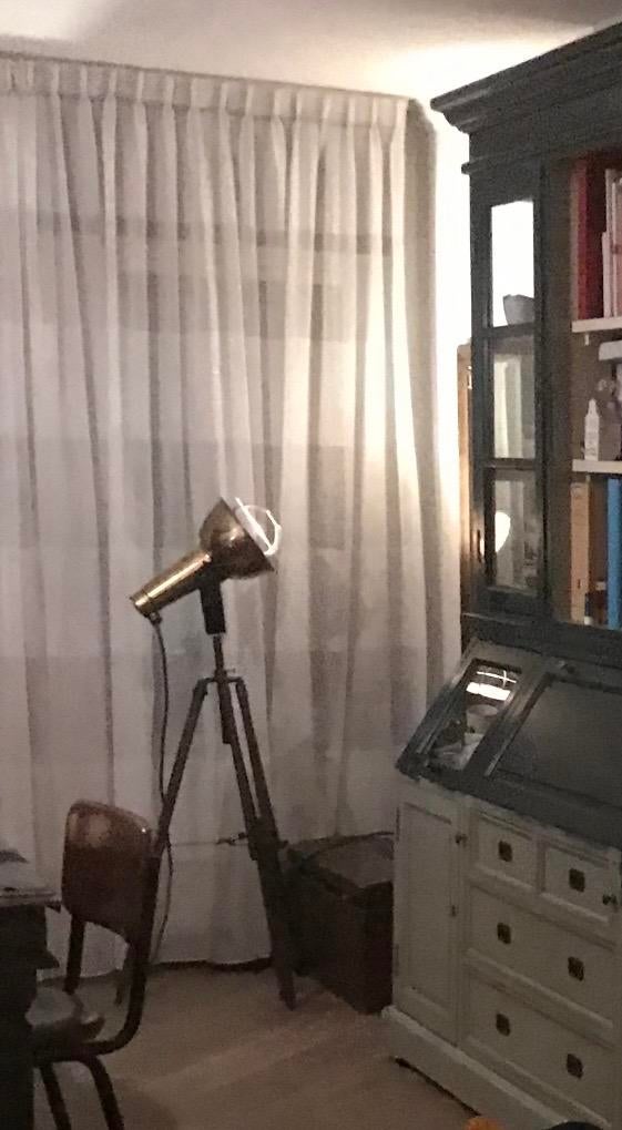 Inbetween gordijn 250x350 cm, Huis en Inrichting, Ophalen of Verzenden, Gebruikt, Wit, 200 cm of meer