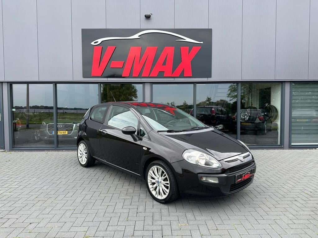 Fiat Punto Evo 1.4 16V 105PK Multiair Dynamic Airco Isofix 1, Voorwielaandrijving, Euro 5, Stof, Zwart