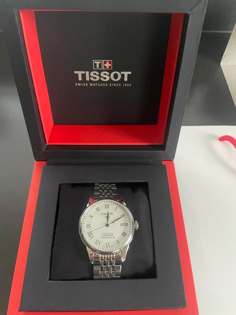 Tissot Le Locle Powermatic 80, 39.3 mm, Ophalen of Verzenden, Staal, Polshorloge, Overige merken