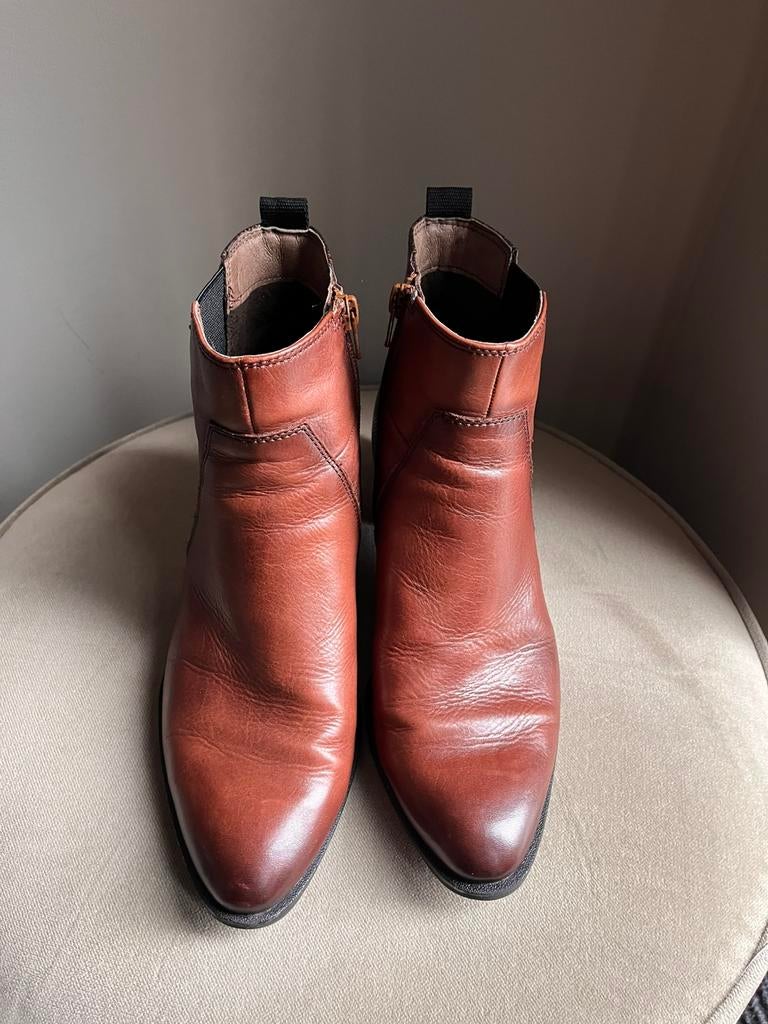 Dames enkel laarsjes, Ophalen, Bruin, Lage of Enkellaarzen, Gedragen