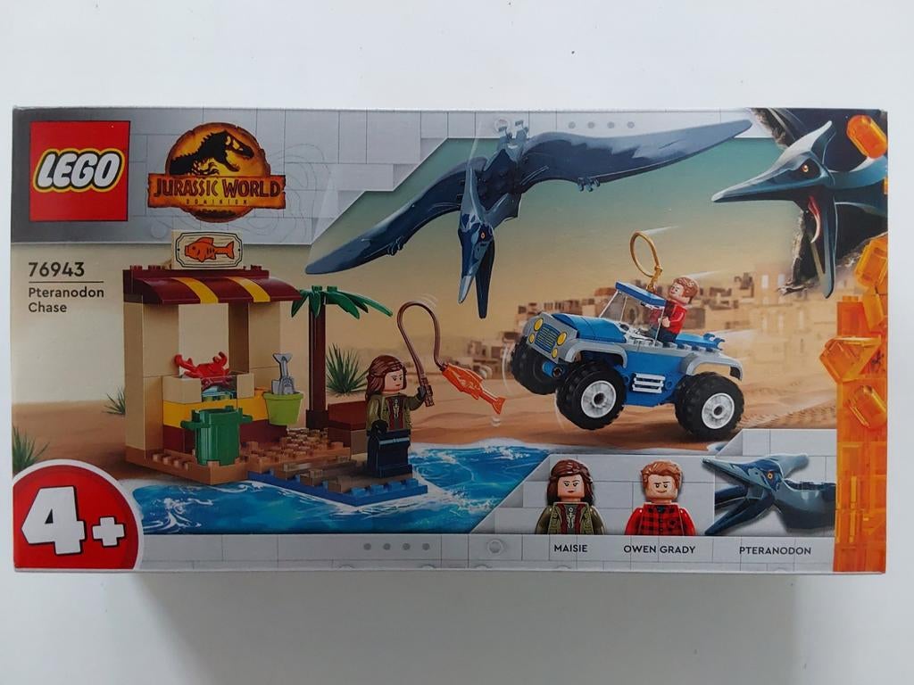 Lego 76943 Jurassic World 🦖 Pteranodon Chase 🆕️ (in seal), Ophalen of Verzenden, Nieuw, Complete set, Lego
