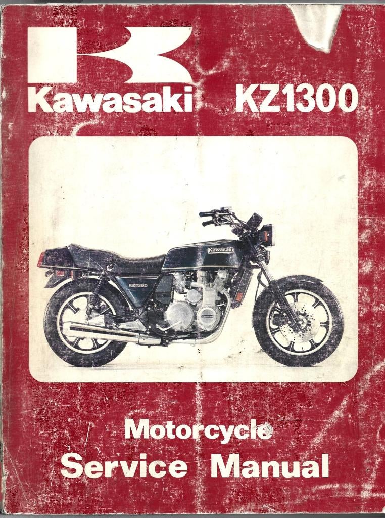 Kawasaki KZ1300 service manual 1979 motor (8041z), Verzenden, Kawasaki